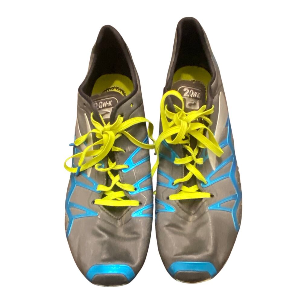 Brooks Track Sprint Spikes Mens 11.5 Black Blue Run Happy Racing Shoes